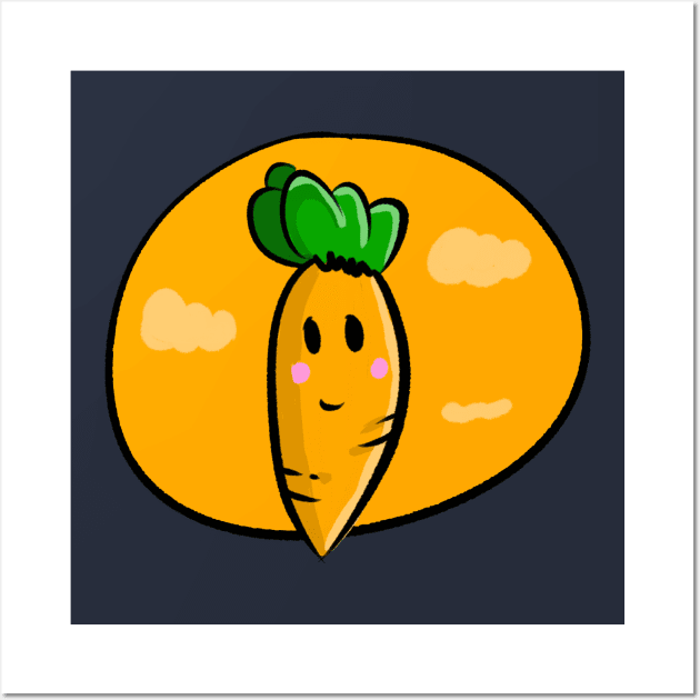 cute carrot Wall Art by Winshop